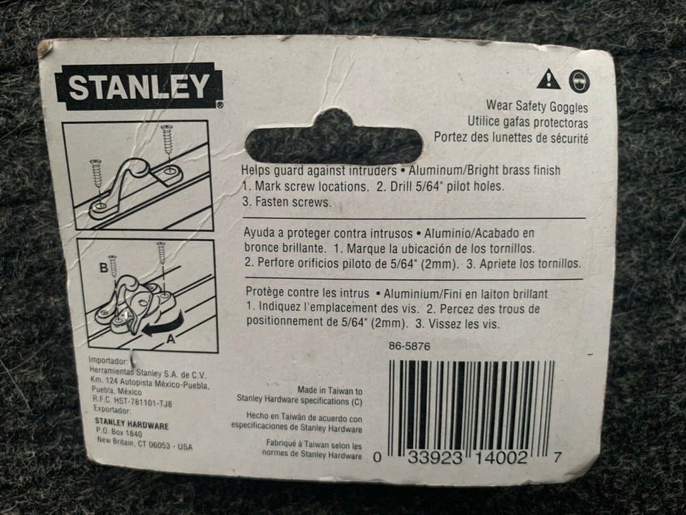Stanley Sash Lock (Open Box)