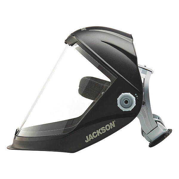 Jackson Safety 14200 Maxview Faceshield Assembly, Polycardonate Visor, Clear