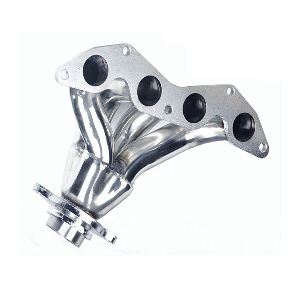 Stainless Steel Manifold Header Cylinder For 2001-2005 Honda Civic HX 1.7L L4- 4
