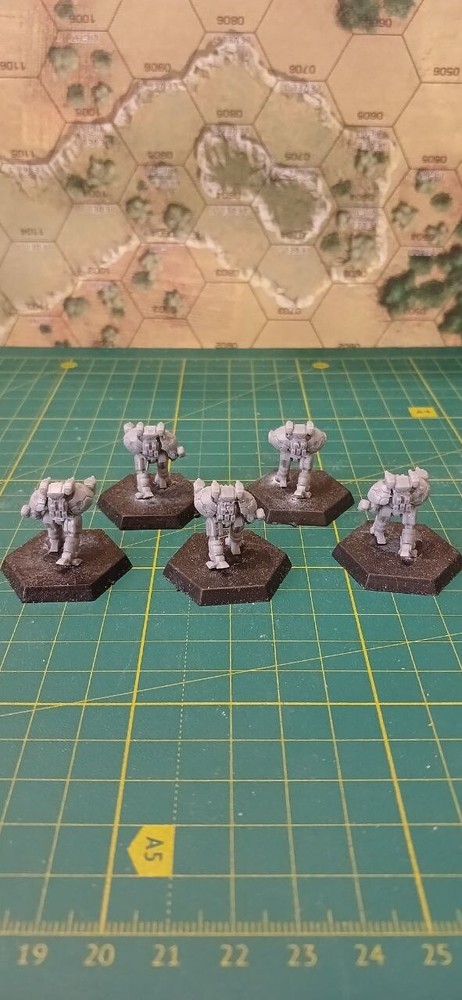 Chrysaor protomech point (5 models), battletech game miniatures
