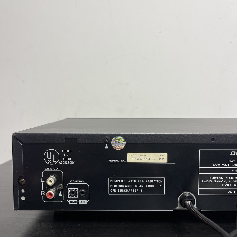 OPTIMUS CD-7200 COMPACT DISC AUTOMATIC CHANGER Professional Series Tested Used