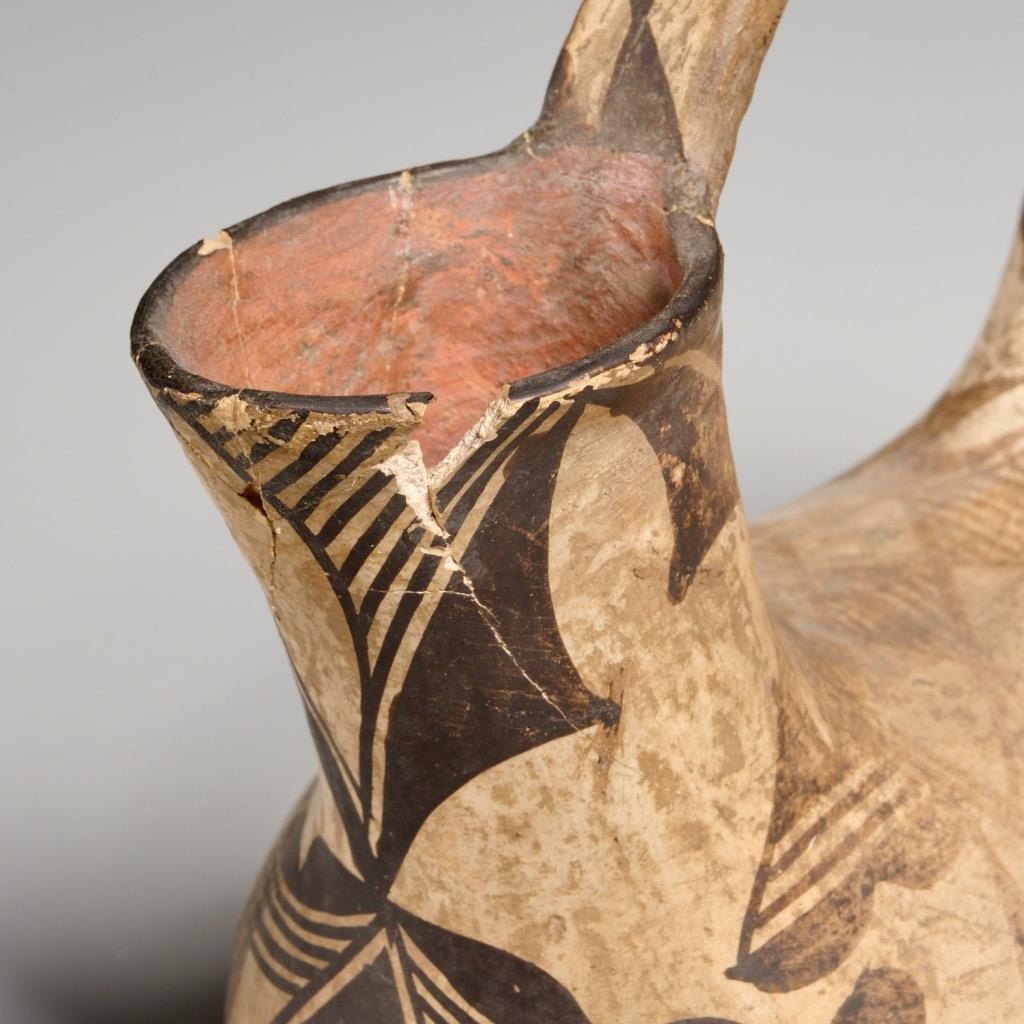 Native American & Mexican Pottery Vessels 19th/20th C Wedding Vase Jar (3pc)