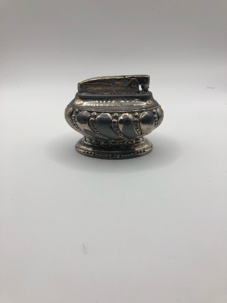 1940s Ronson Crown Silverplated Table Lighter