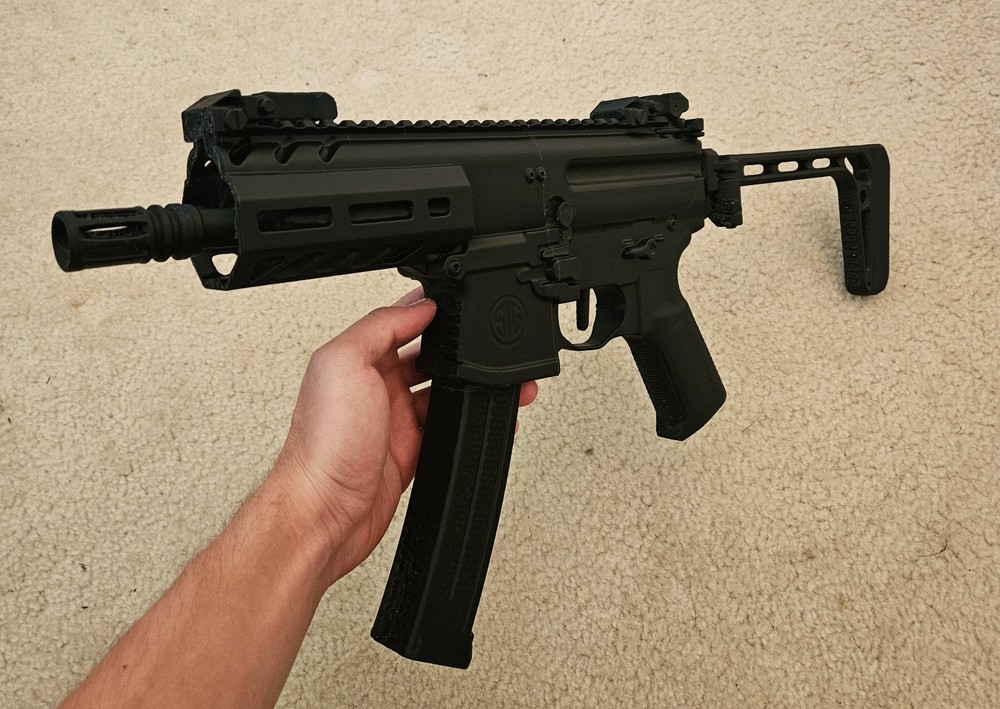 Sig Sauer MPX SMG Prop Gun 1:1 Scale Lifesize