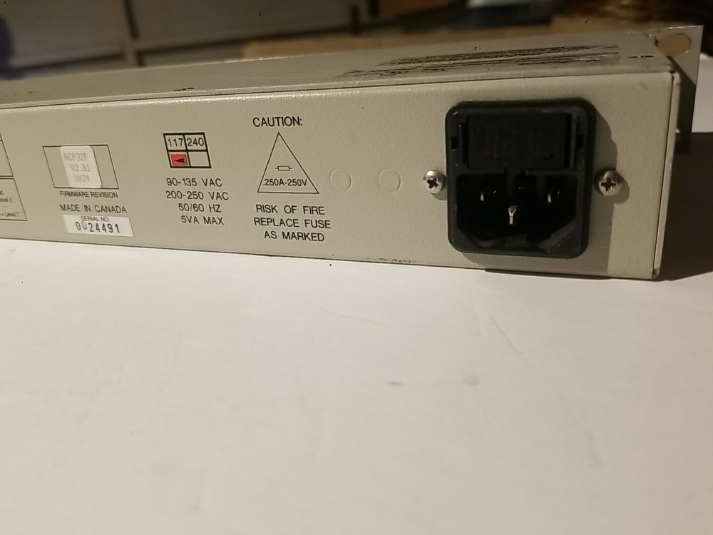 Genuine Leitch 32x1p Video Switcher Control Panel