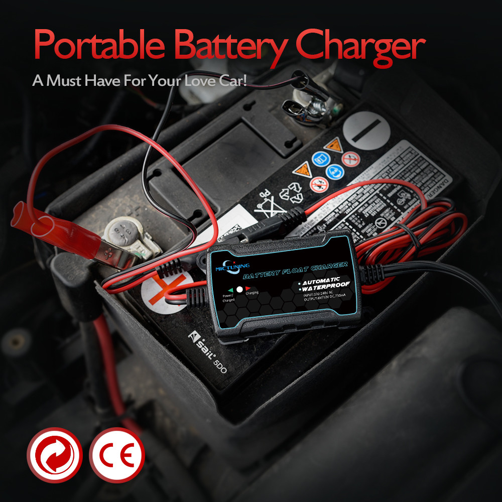 6-12V Smart Automatic Battery Charger Maintainer Motorcycle Car Trickle Float US