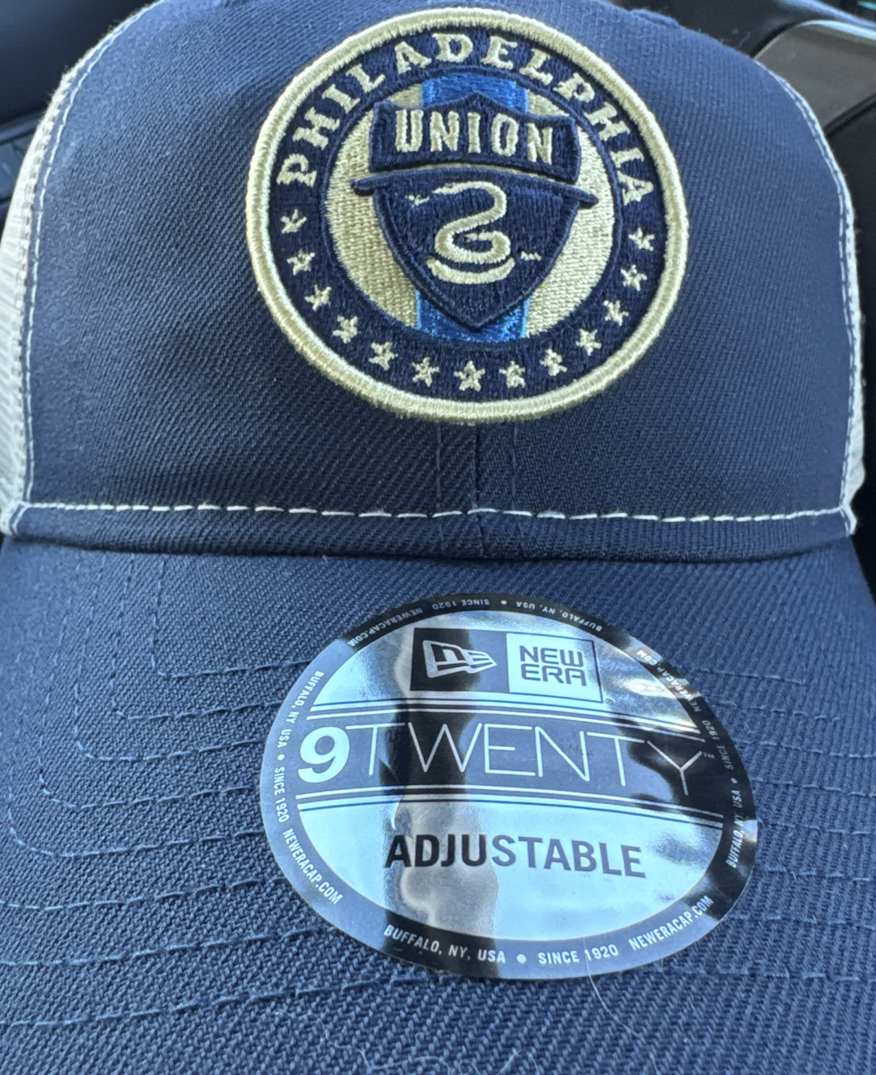 Men's New Era Blue Philadelphia Union 2025 Kickoff 9TWENTY Adjustable Hat NEW