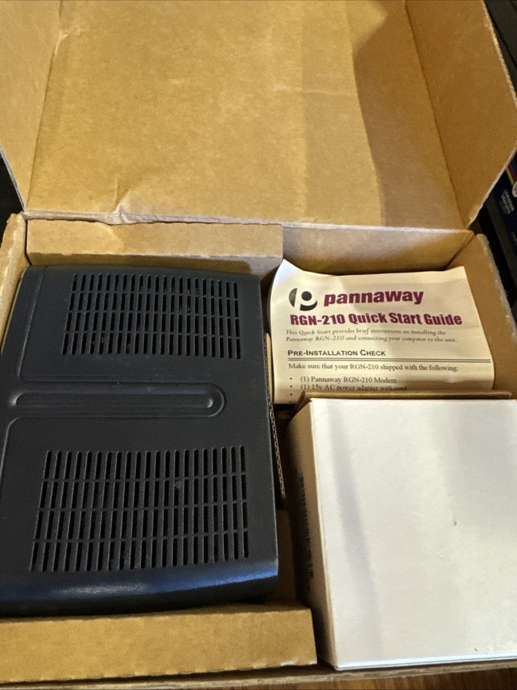 Pannaway RGN-210 Modem                 Bin17