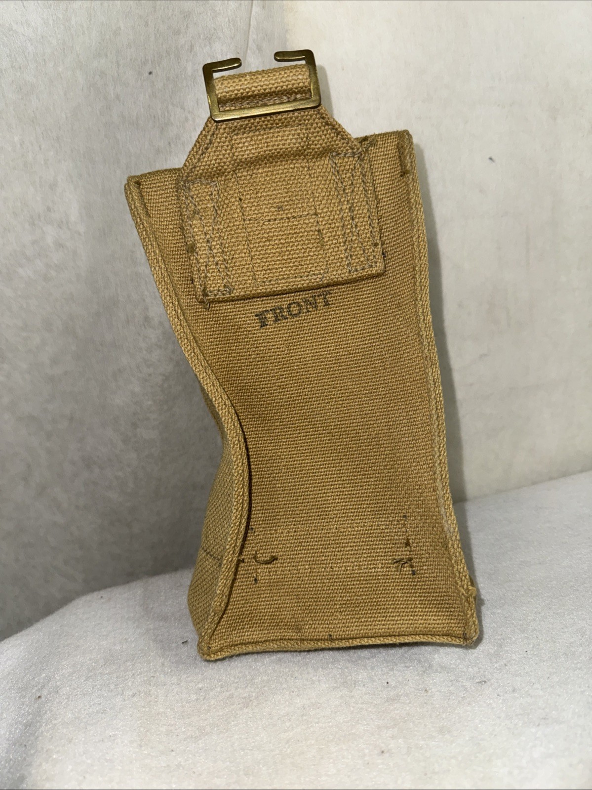 Original WW2 British Army 37 stamps Webbing MT Pouch ORIGINAL DATED 1940