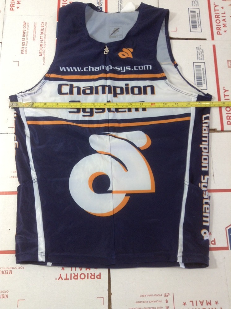 Champion System Mens Tri Top Jersey Size Medium M (4850-37)