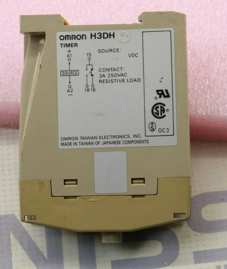 Omron H3DH 6 Sec Timer Timing Relay 3A 250VAC