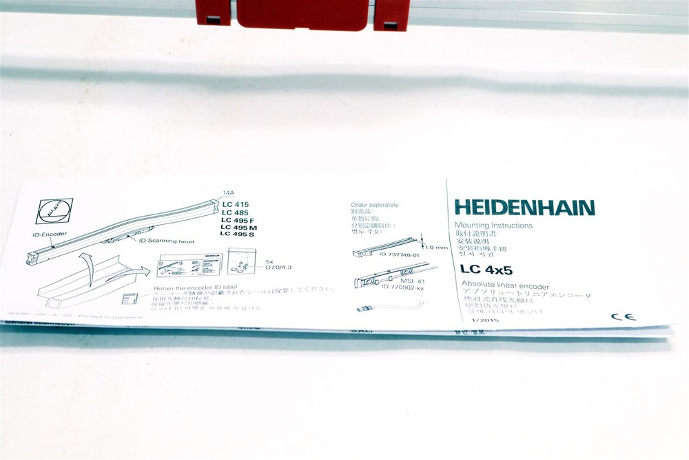 HEIDENHAIN LINEAR SCALE 557 647-16