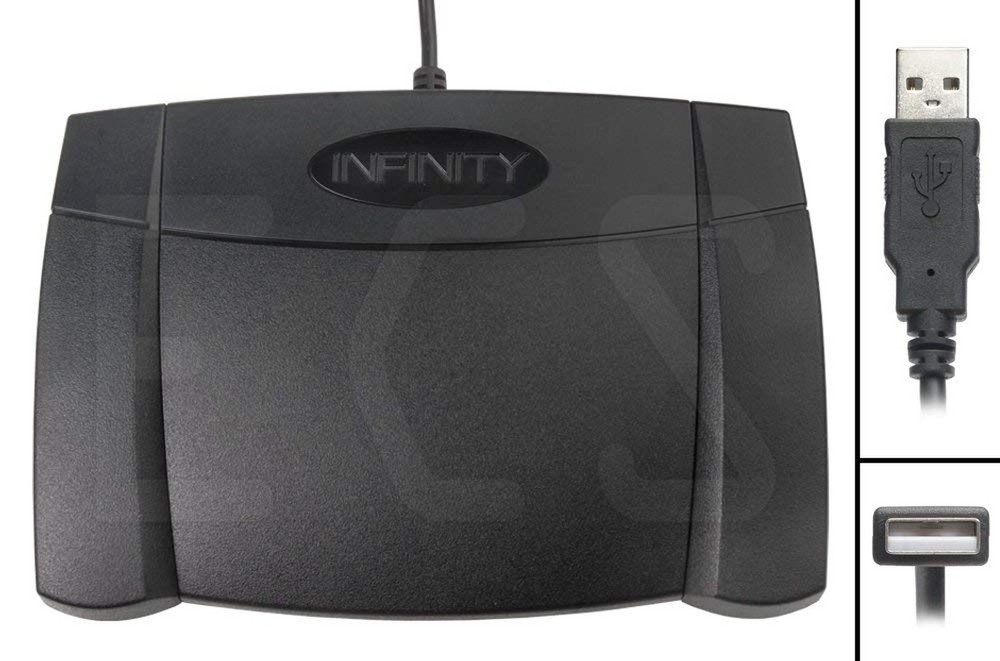 Infinity 3 USB Foot Pedal Control with Computer Plug In, one unit