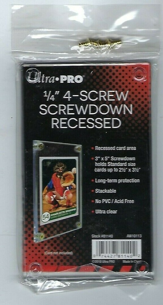 5 Ultra PRO 1/4 4-Screw Screw Down Recessed Holder