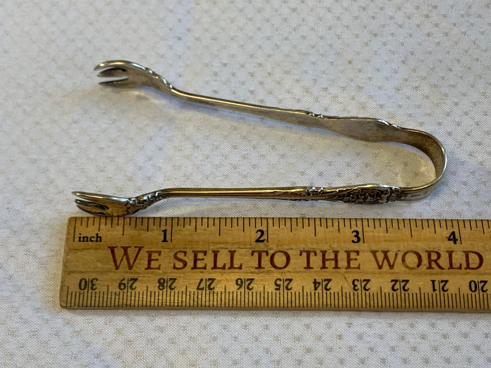 Gorham Sterling Silver Cube Tongs Nips 22.09g Kitchen Utensil