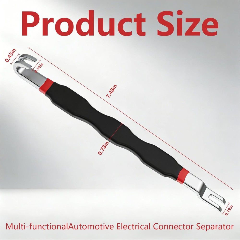 Automotive Electrical Connector Separator Tool,Terminal Release Black 1 Pcs