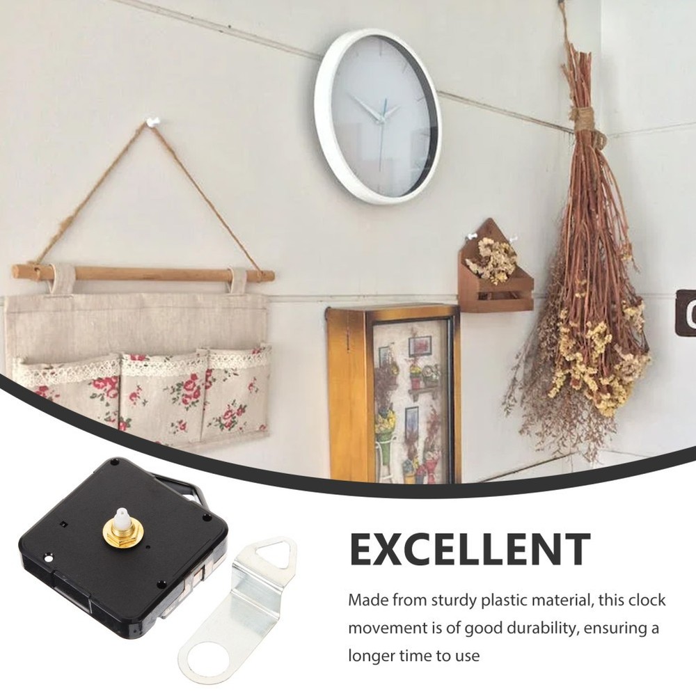 Pendulum Clock Mechanism Replacement Black Quartz Wall Clock Movement Part