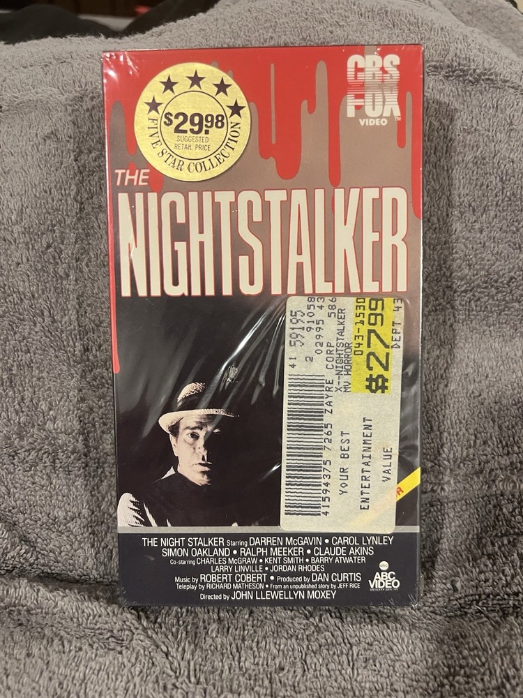 The Night Stalker VHS