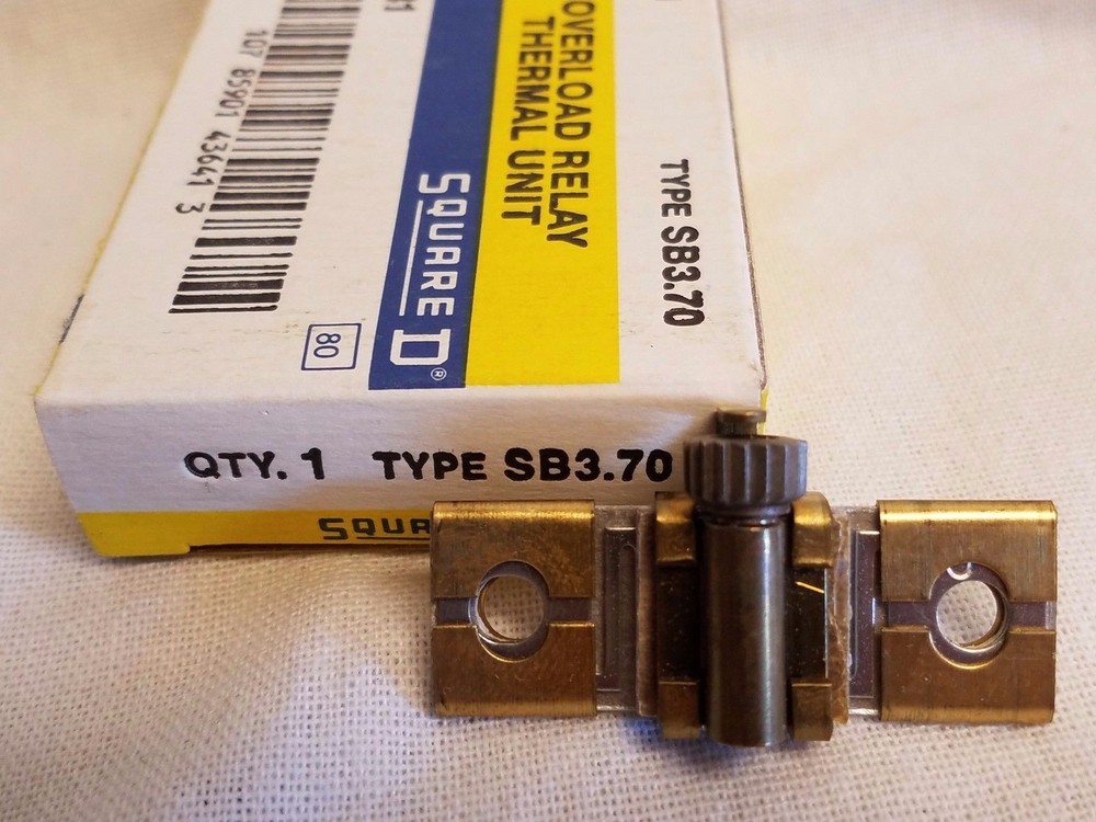 SQUARE D Overload Relay Thermal Unit SB3.70 43641