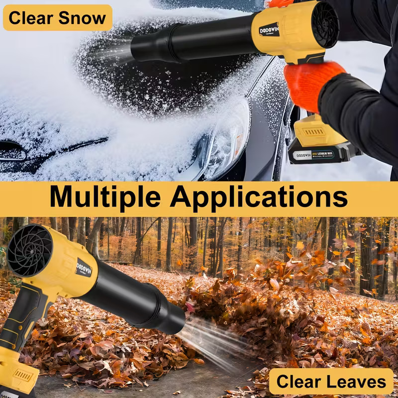 Leaf Blower Cordless Lightweight Electric Handheld Nozzle Yard Cleaning Drying