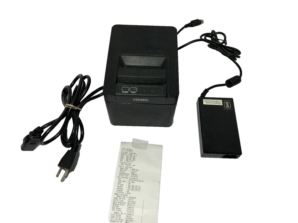 CITIZEN SYSTEMS CT-E301 DOCUMENT DUAL TONE POS THERMAL PRINTER Grade C