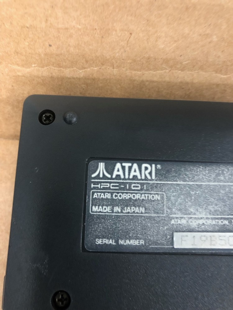 ATARI HPC-101 Portfolio Parallel Interface Serial Port Interface Grey Pink
