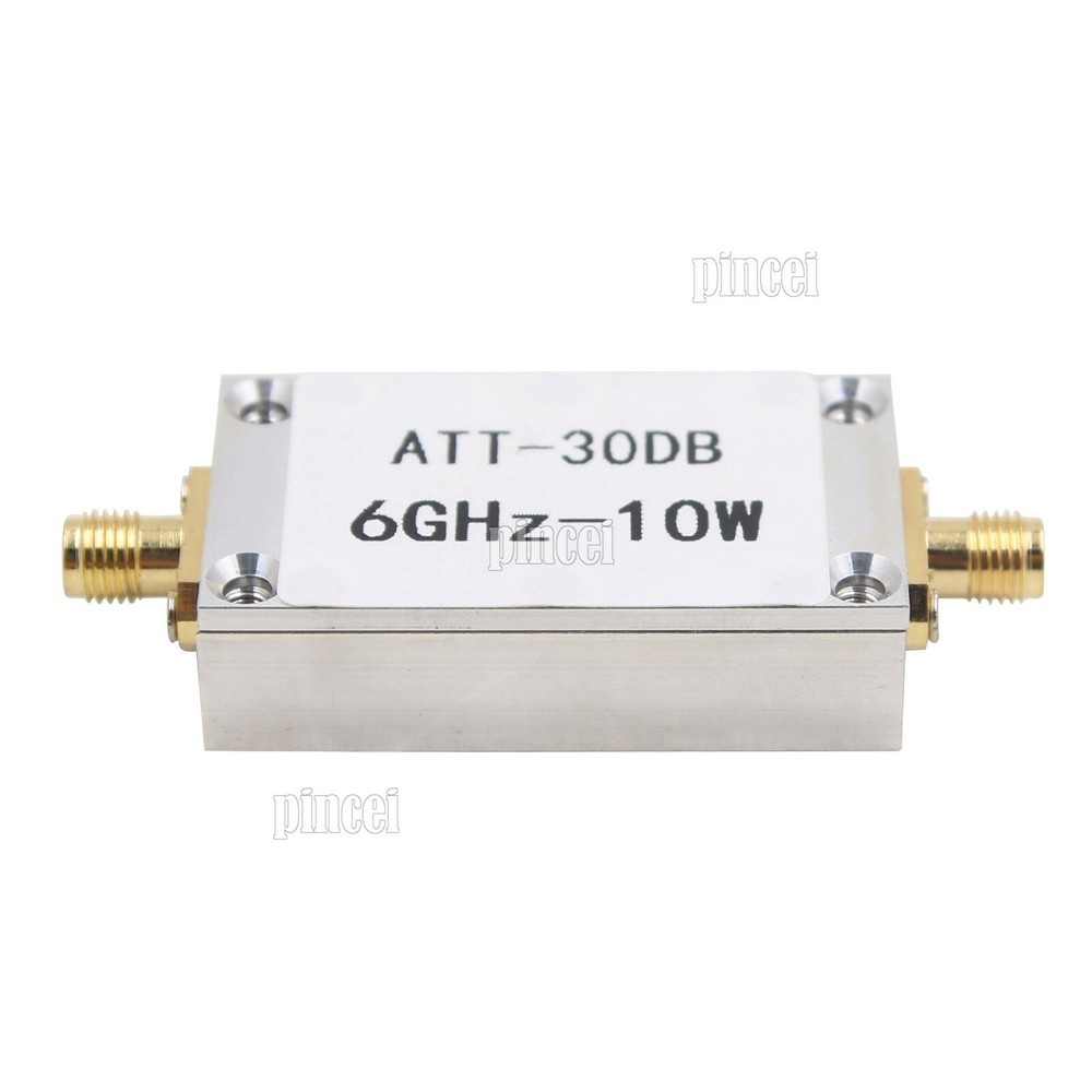 10W 30DB RF Attenuator SMA Fixed Attenuator for Power Meter Spectrum Analyzer