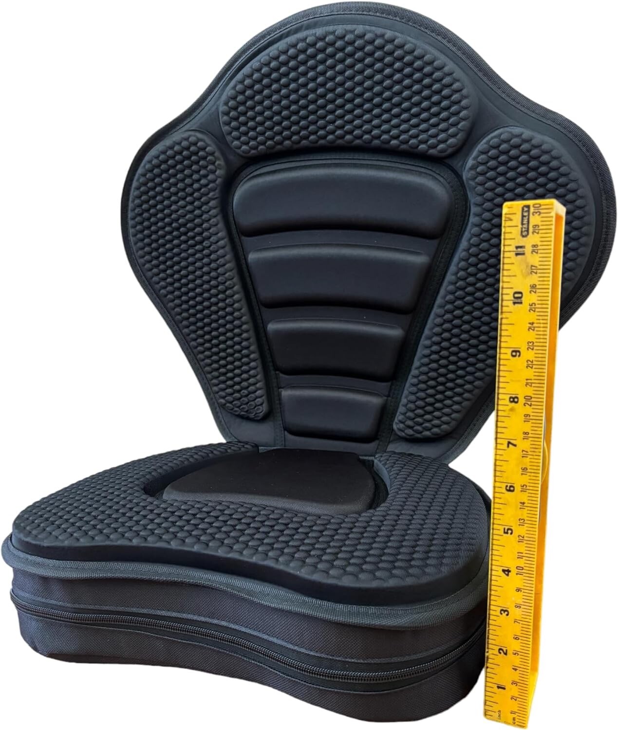 CRO Ultimate Padded Kayak Seat - 4” Thick Cushion for Maximum Comfort + Storage