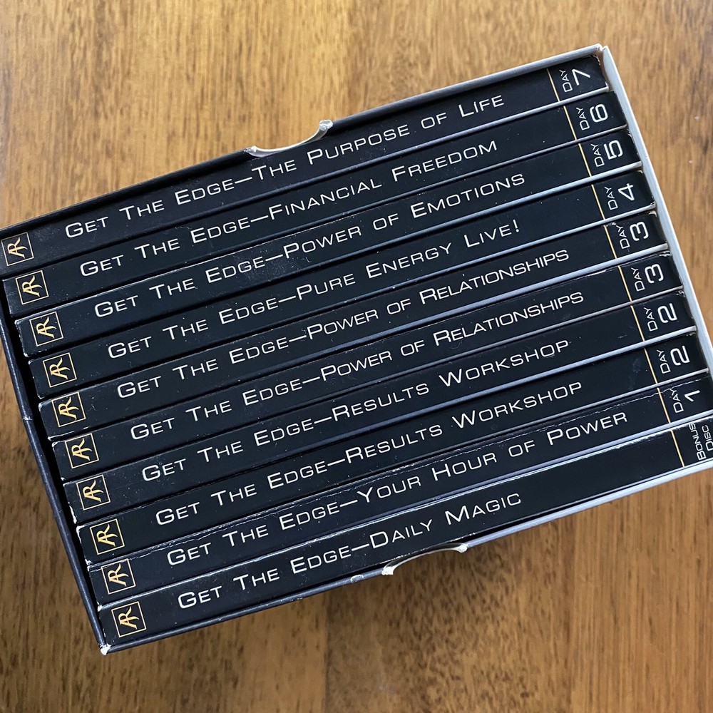 Anthony Robbins Get the Edge 7 Day Program Transform Your Life 10 CD Box Set
