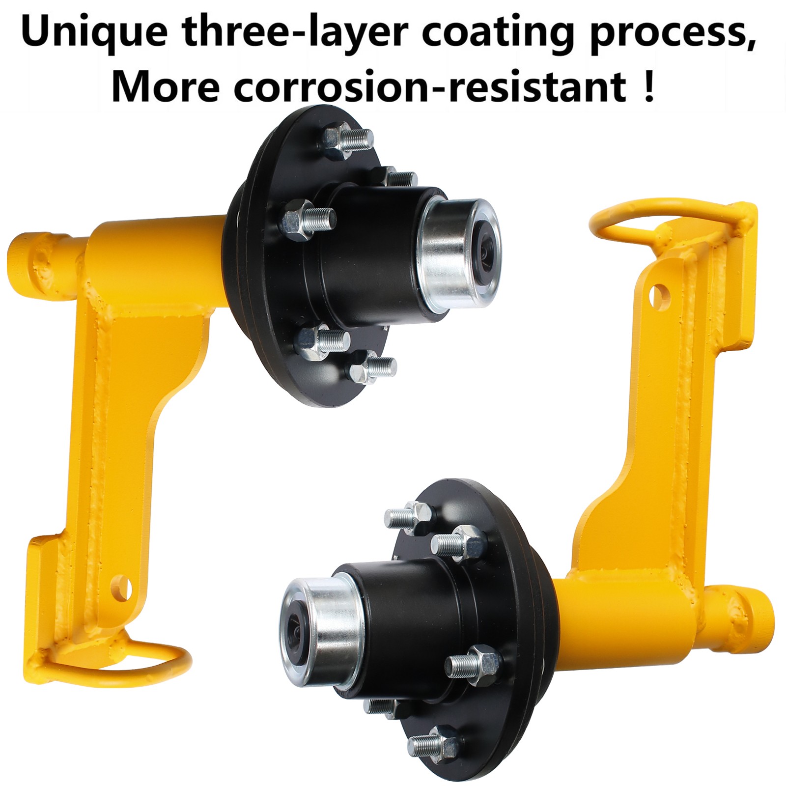 2Pack Shipping Container Wheels 6-Lug Wheels Kit, Shipping Container Accessories