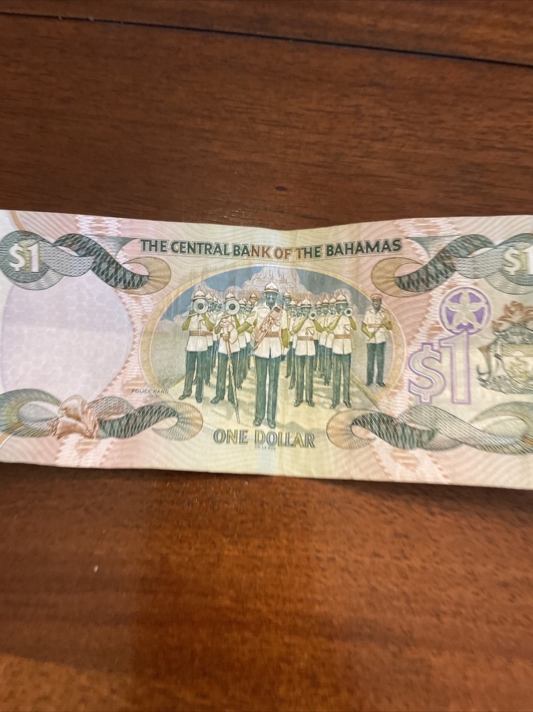 2001 BRITISH COLONY BAHAMAS $1 Bill