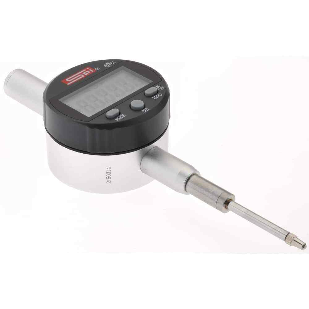SPI 0 to 1" Range, 0.00005" Graduation, Electronic Drop Indicator Flat & Lug ...