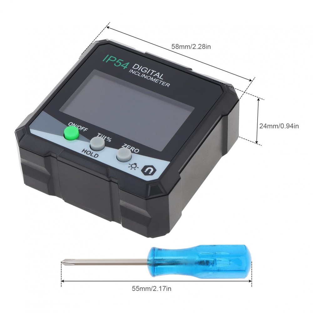Digital Level Angle Gauge Meter Magnetic Electronic Level Angle Finder