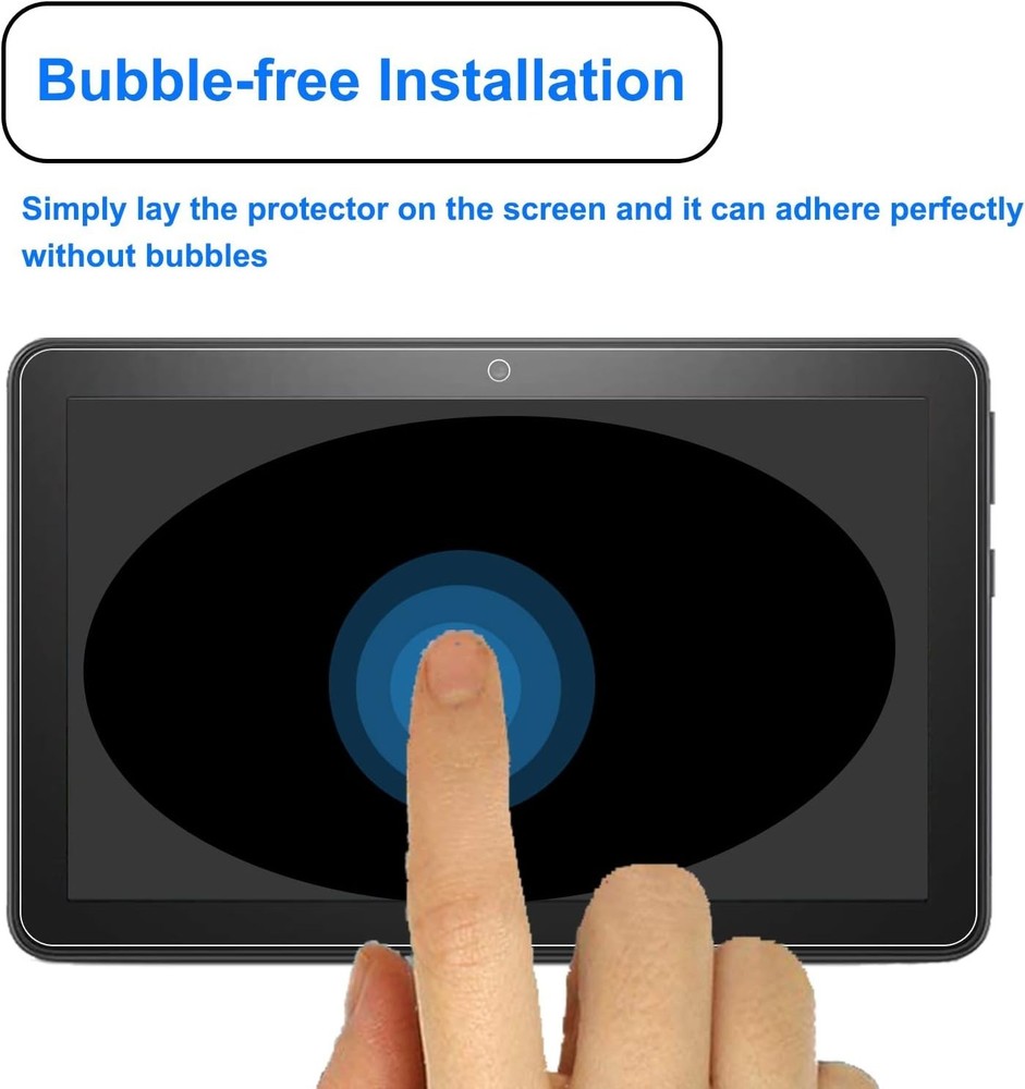 Ultimate Protection: 2 Pack Scratch Resistant Screen Protector for 7” Tablet