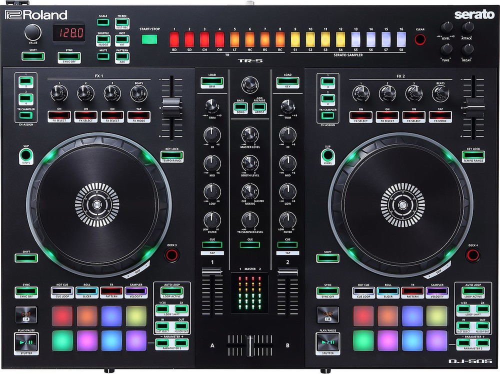 Roland DJ-505 DJ Controller with Drum Machine