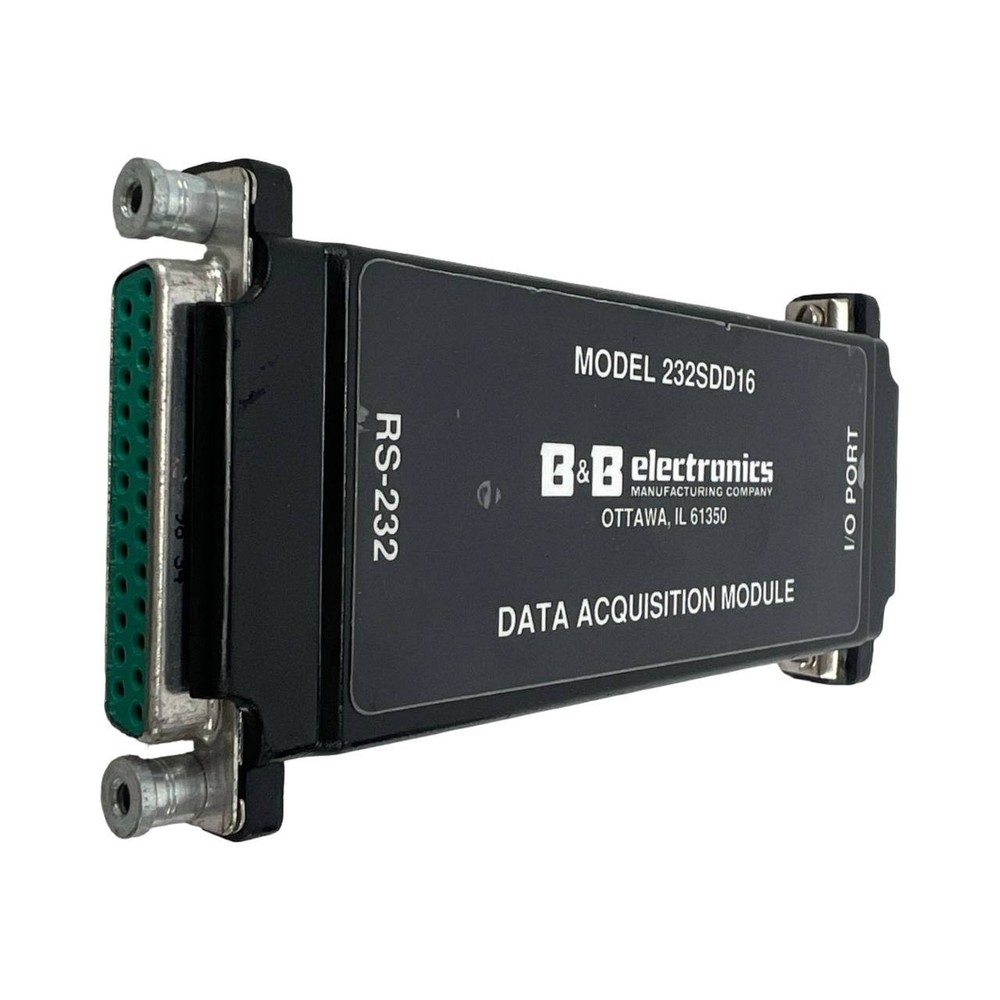 B&B Electronics 232SDD16 RS232 Data Acquisition Module FAST FREE SHIPPING a