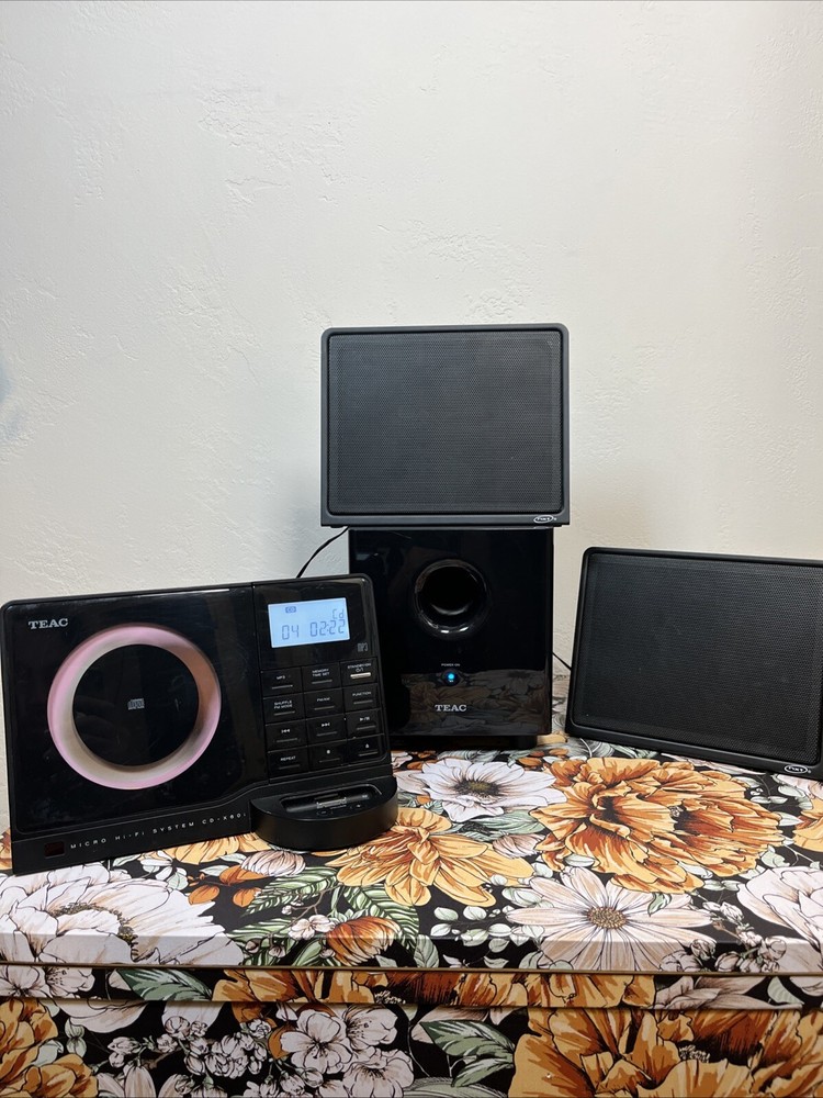 TEAC CD-X60i Compact Micro Hi Fi Stereo System IPOD Dock Tested
