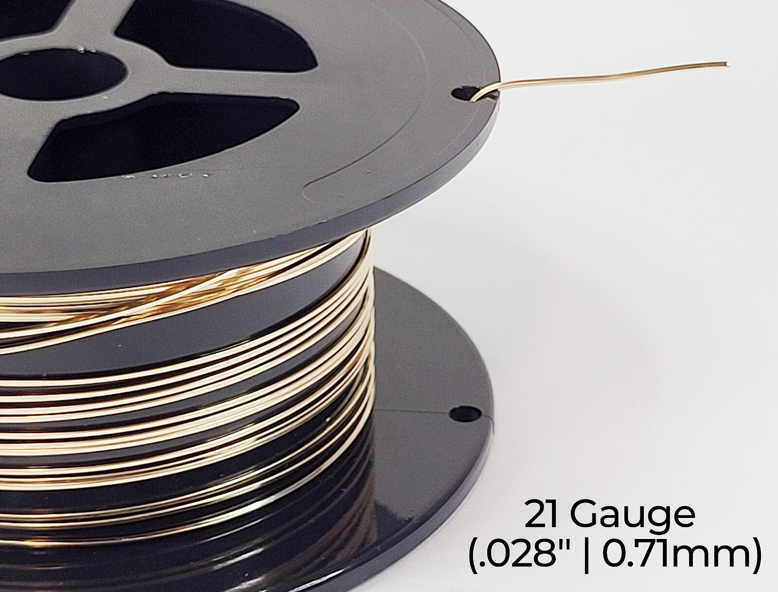 14/20 Yellow Gold-Filled Wire | Square | Half Hard | 16-24 Gauge | 1-10 Ft | USA