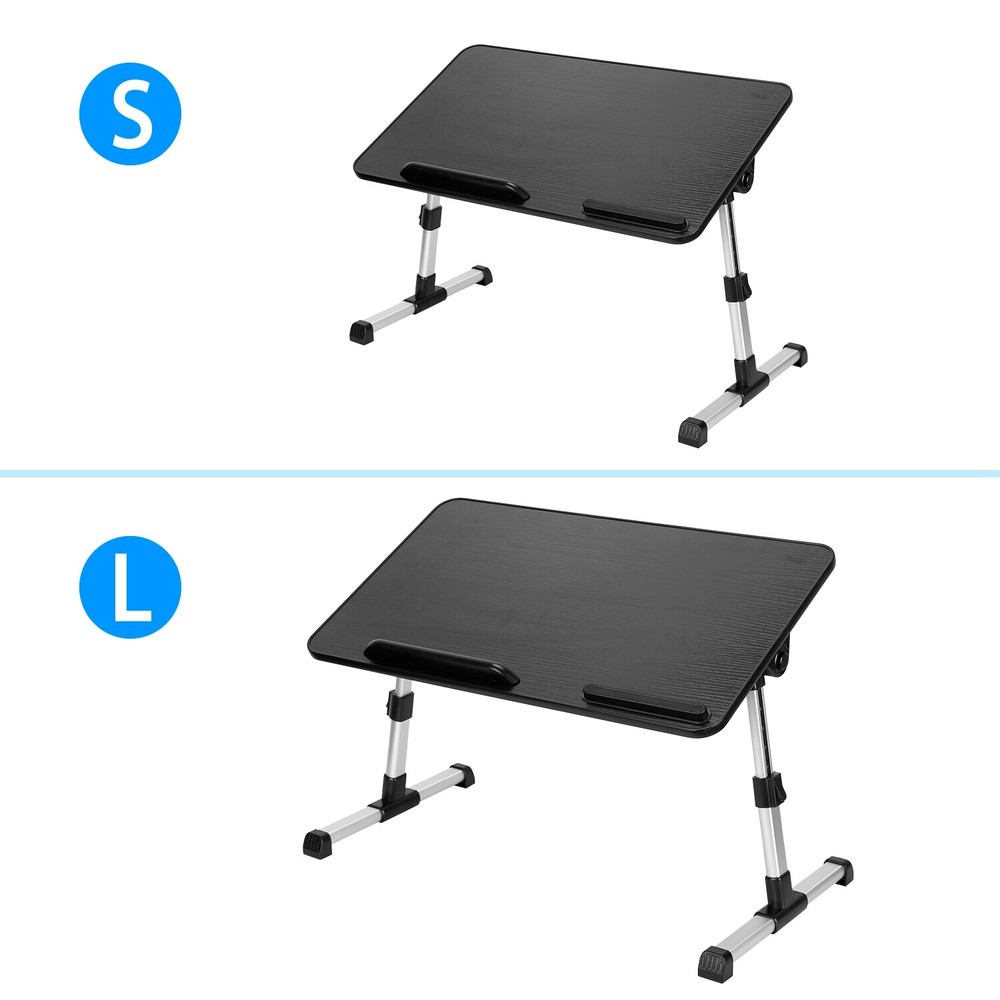 Folding Laptop Table Desk Breakfast Notebook Reading Sofa Bed Writing Tray Stand