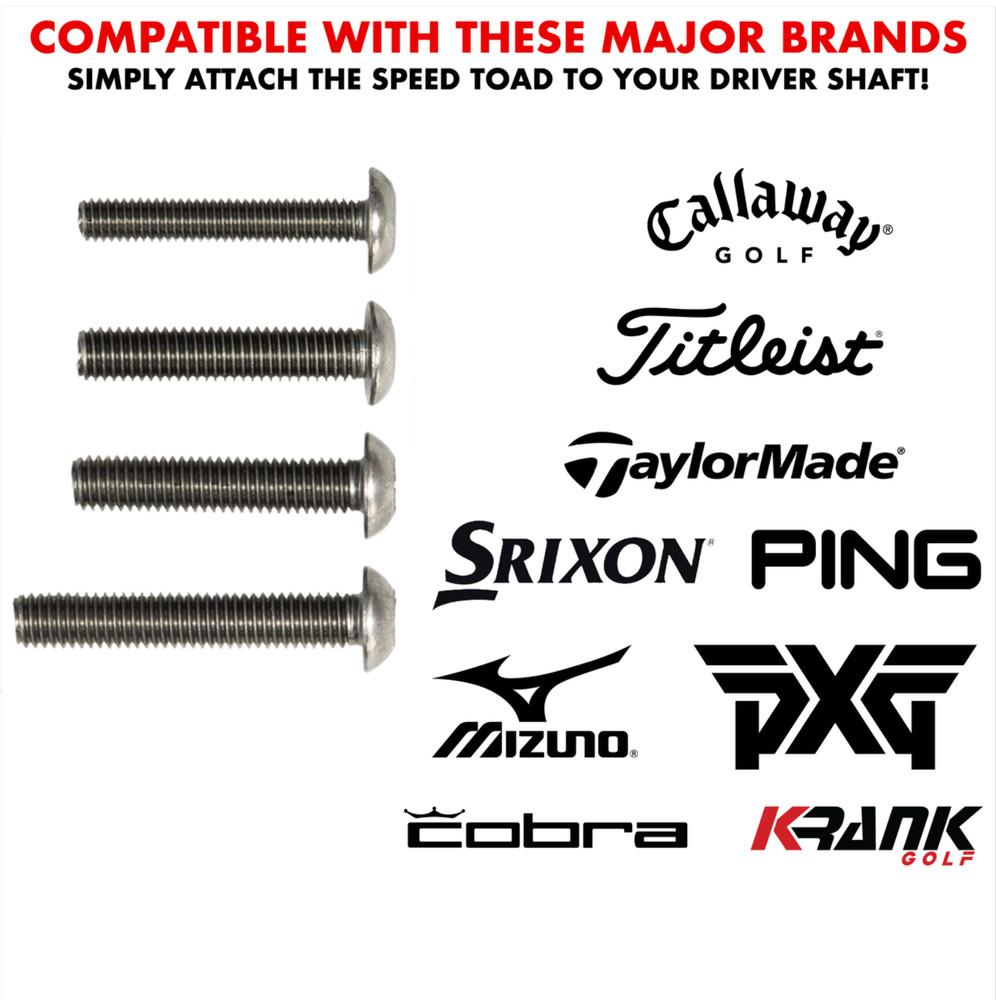 Speed Toad Replacement Screws (4 Screws Fits 10 Brands)