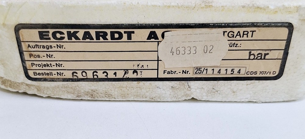 Eckardt 6963142 Pneumatic Subpanel Device