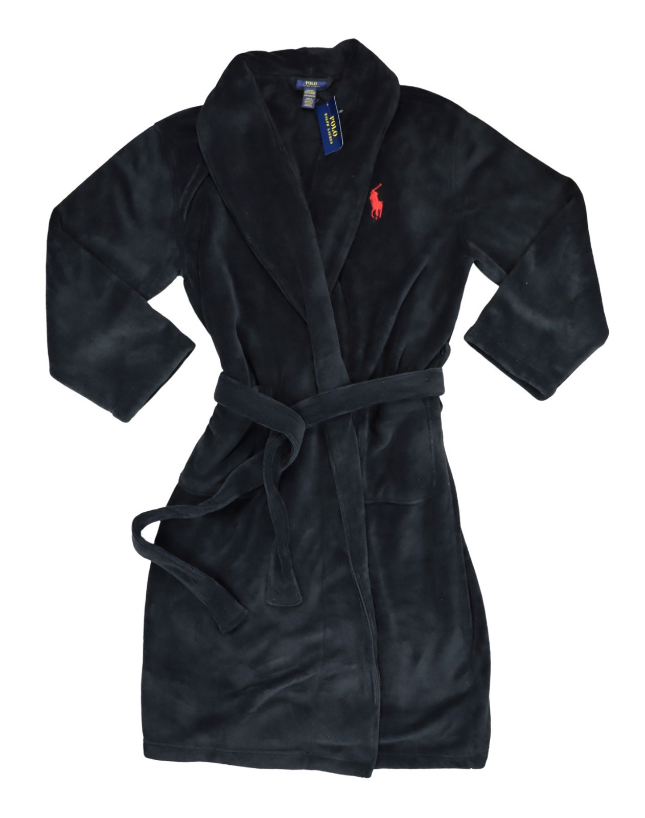 Polo Ralph Lauren Plush Microfiber Fleece Men's Bathrobe New with Tags