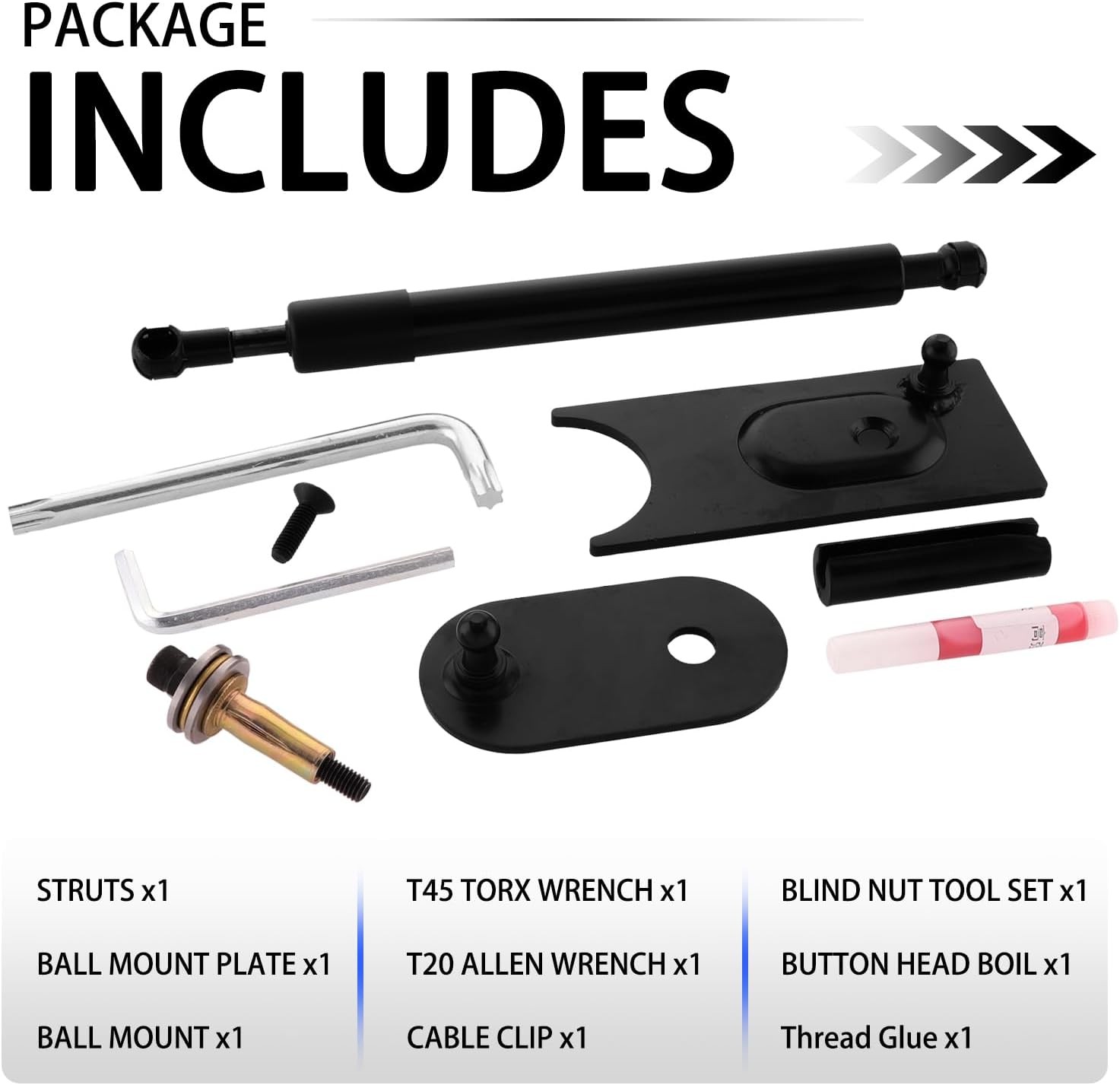 Truck Tailgate Assist, Compatible with Ram 1500 2009-2018, Ram 2500 3500 2010-20