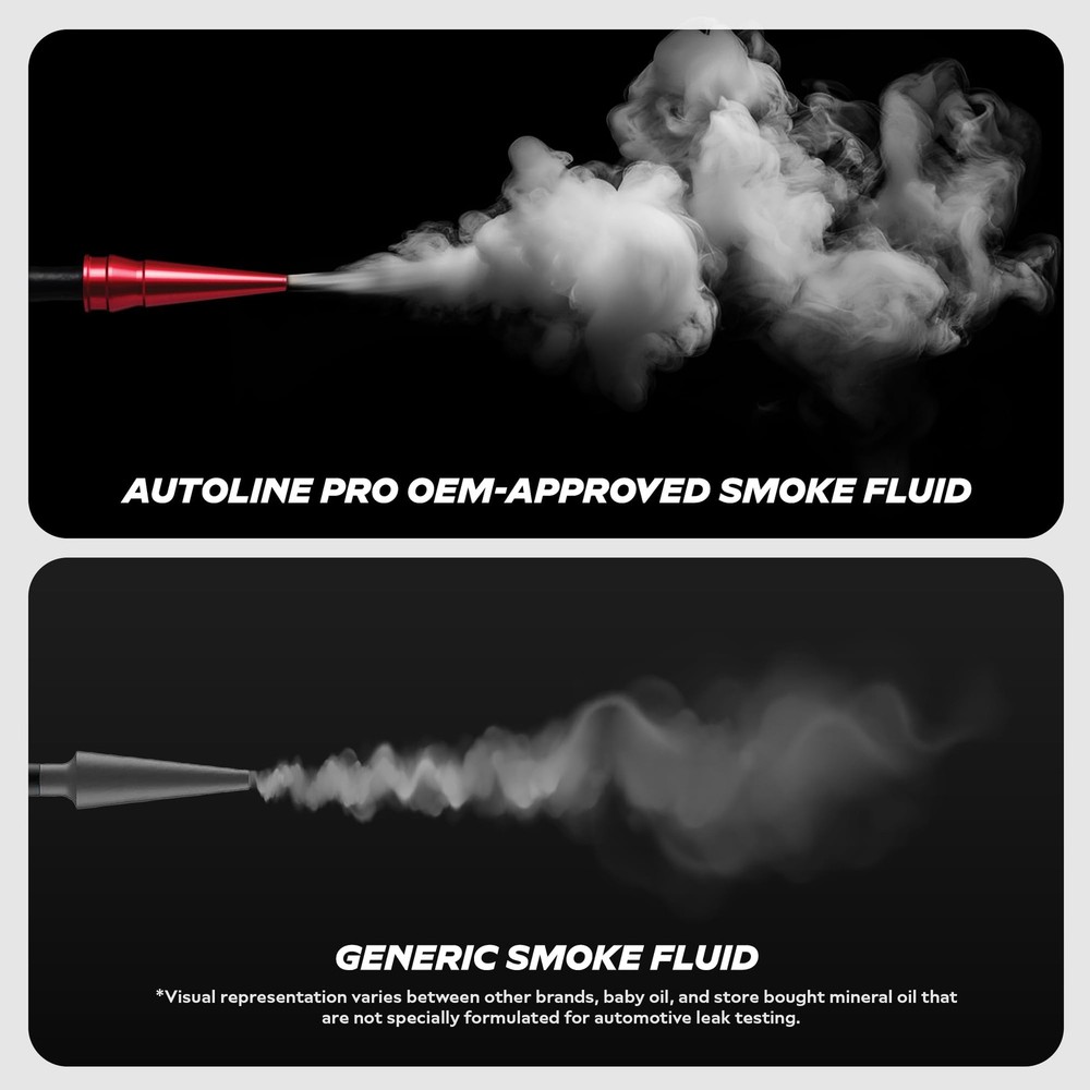 Automotive Smoke Machine Fluid 4.4oz Thick Solution for Leak Detection