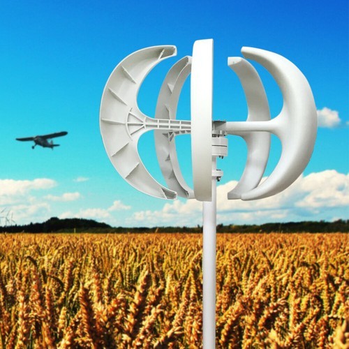 600W 24V Vertical Axis Wind Power Turbine Generator Controller Home Windmill