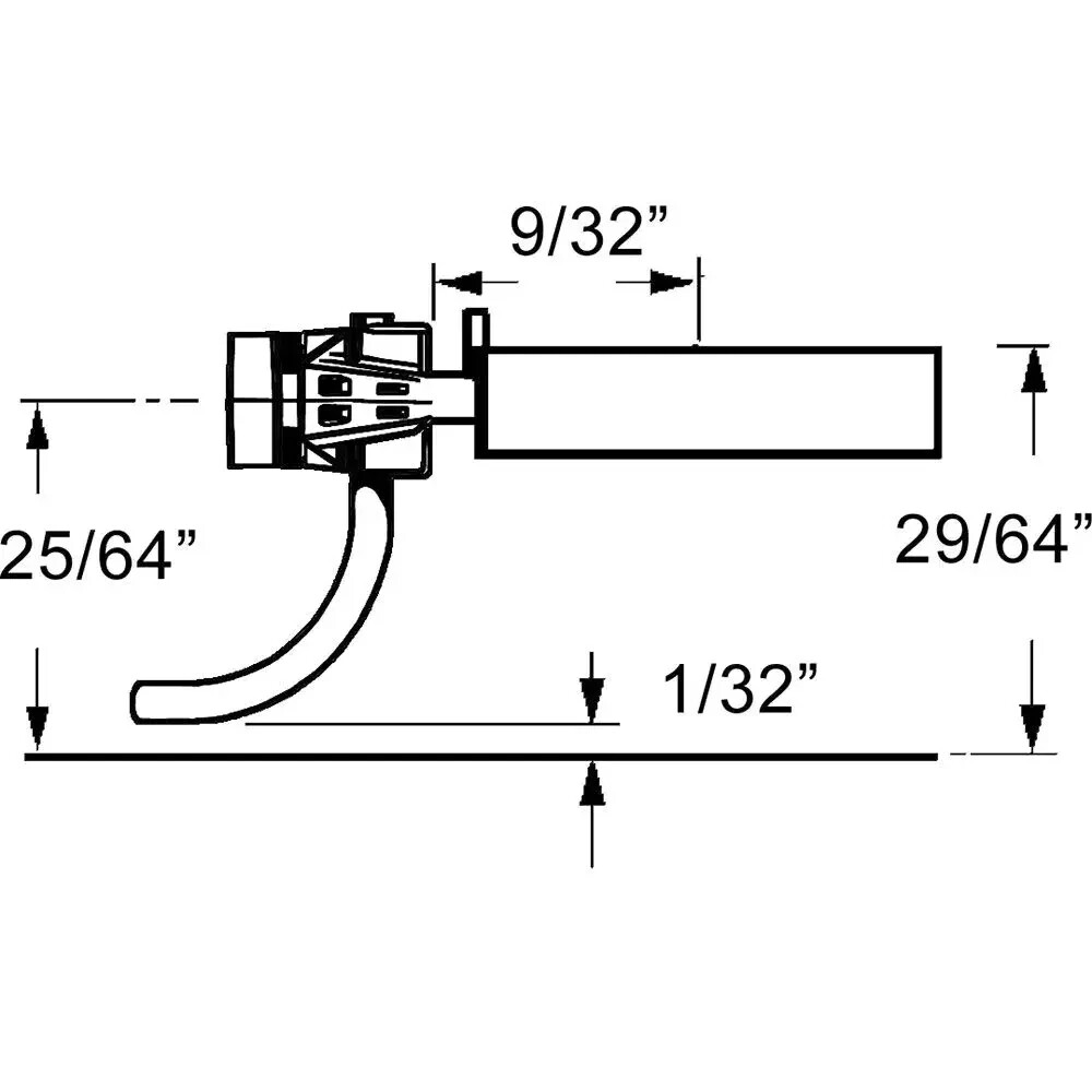 Kadee (HO-Scale) #158 - Whisker Scale Self-Centering Knuckle Coupler (2 Pair)