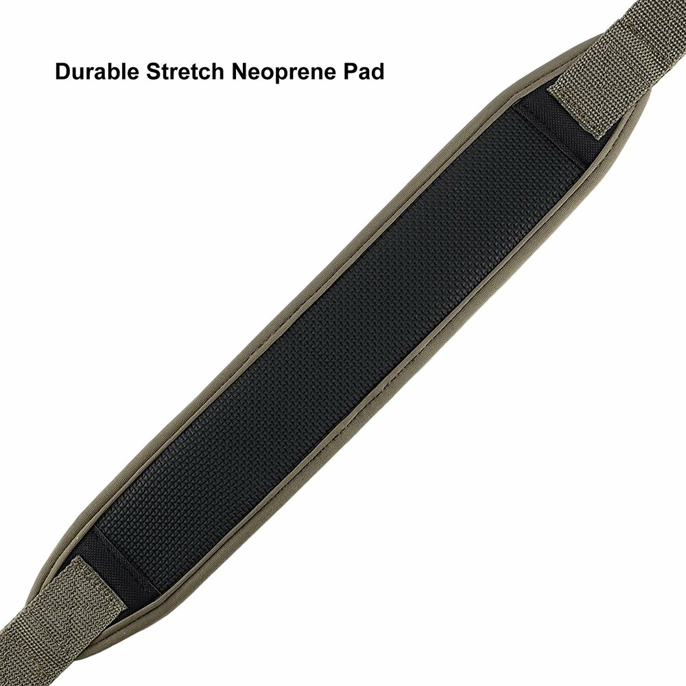 Two Point Rifle Gun Sling with Swivels,Durable Shoulder Padding Strap Adjustable