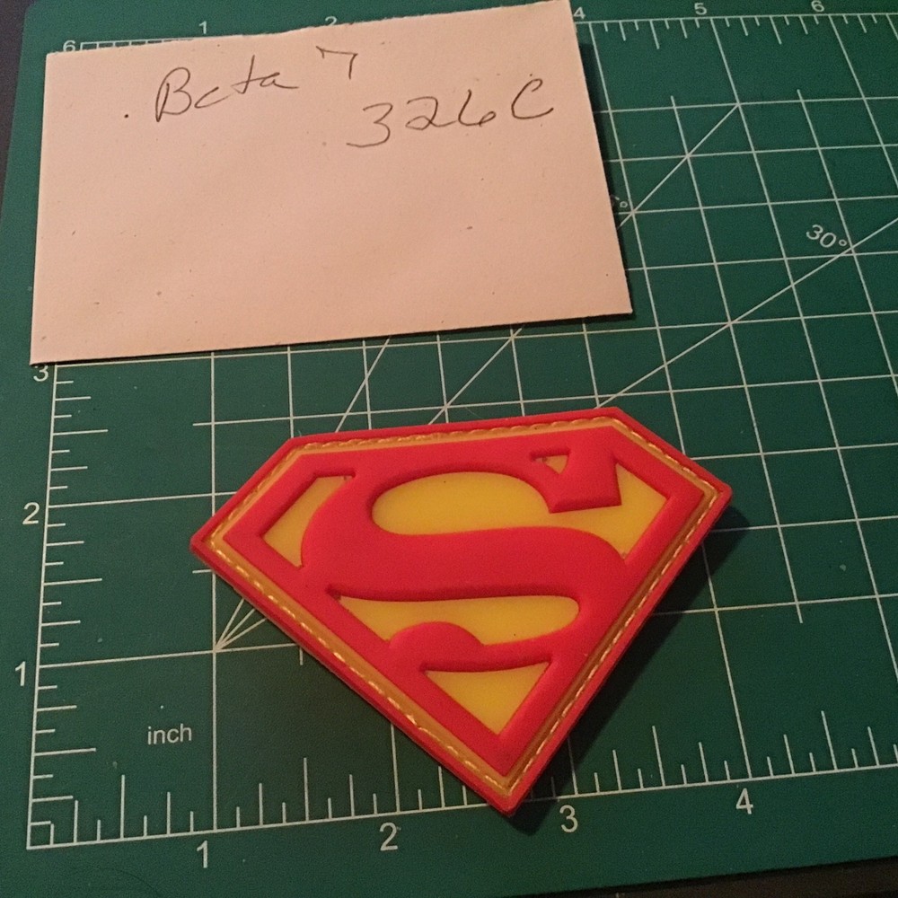 SUPERMAN Shield Tactical Morale Patch Hook Backed