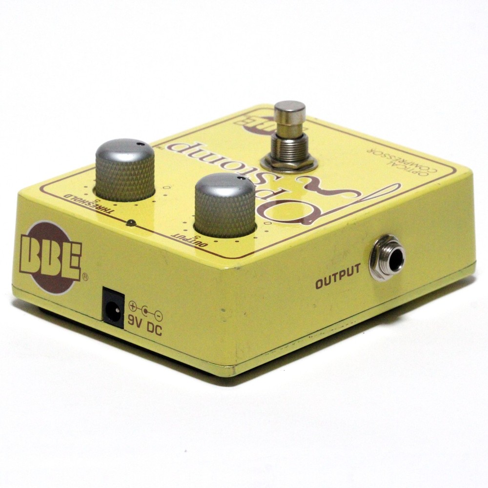 BBE Opto Stomp OPTICAL COMPRESSOR Guitar Effect Pedal