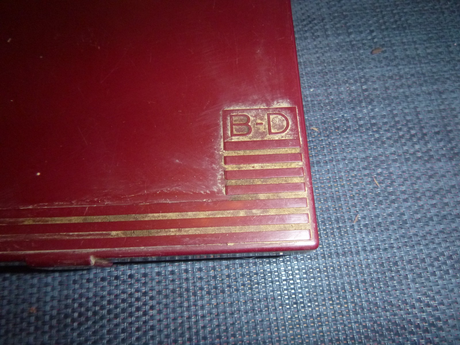 Antique B D Syringe Case